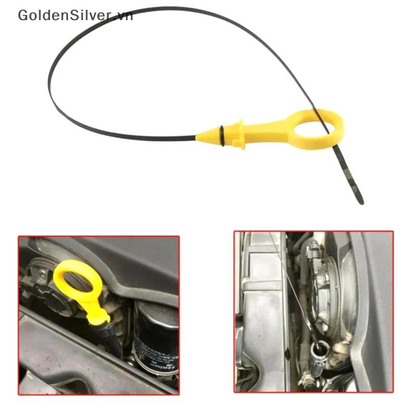 GoldenSilver 1 ชิ้นรถคุณภาพสูงน้ํามันเครื่อง Dipstick Fit สําหรับ A4 A5 Q3 Q5 Quattro 2.0T B8 B9 สํา