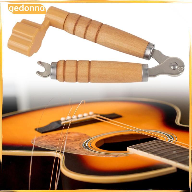 [gedonna] Guitar String Winder Guitar Bridge Pin Puller สําหรับ Mandolin Bass Banjos