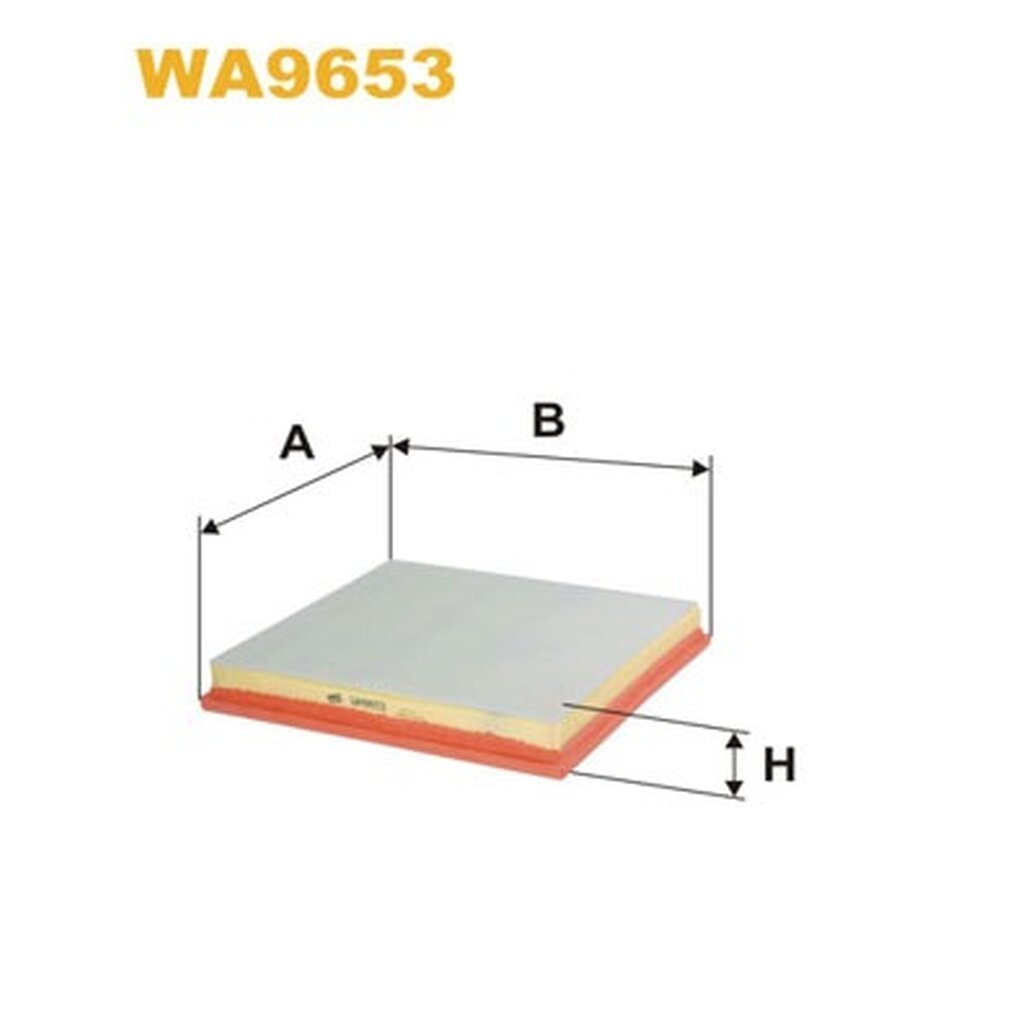 กรองอากาศ CHEVROLET CRUZE J300 2.0 2009- LLW LNP Z20S Z20D 2.0 ดีเซล WIX