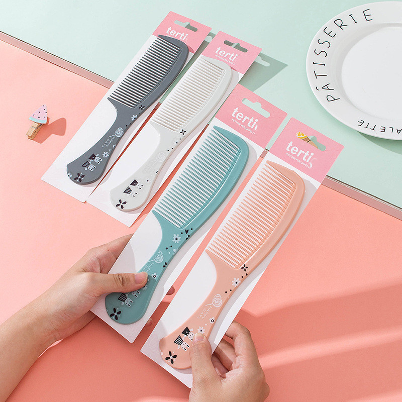 口袋小加批发米866塑料的花发梳 男女家用型型型型家用小打美发梳子กระเป๋าขนาดเล็กปีศาจข้าวไม่ -866พลาสติก