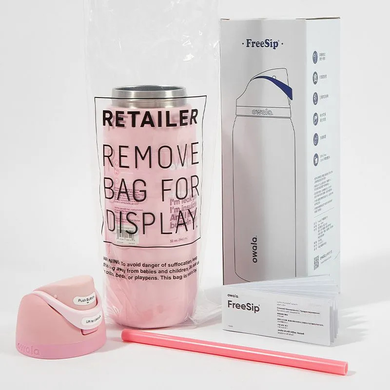 2025 Hot Seller! Owala Freeship ขวดน้ําสแตนเลสหุ้มฉนวน 24 ออนซ์ - รูปที่ 5