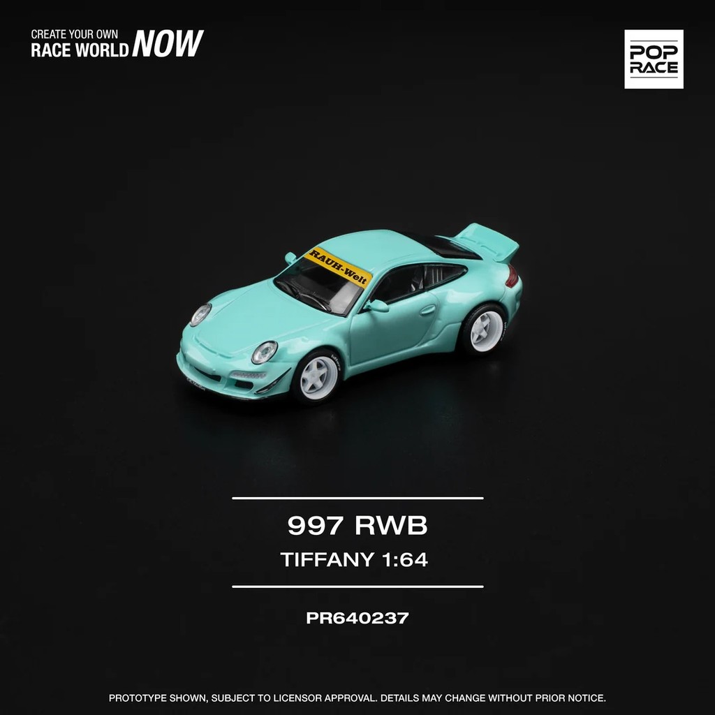 POP RACE 1:64 RWB 997 Blue PR640237