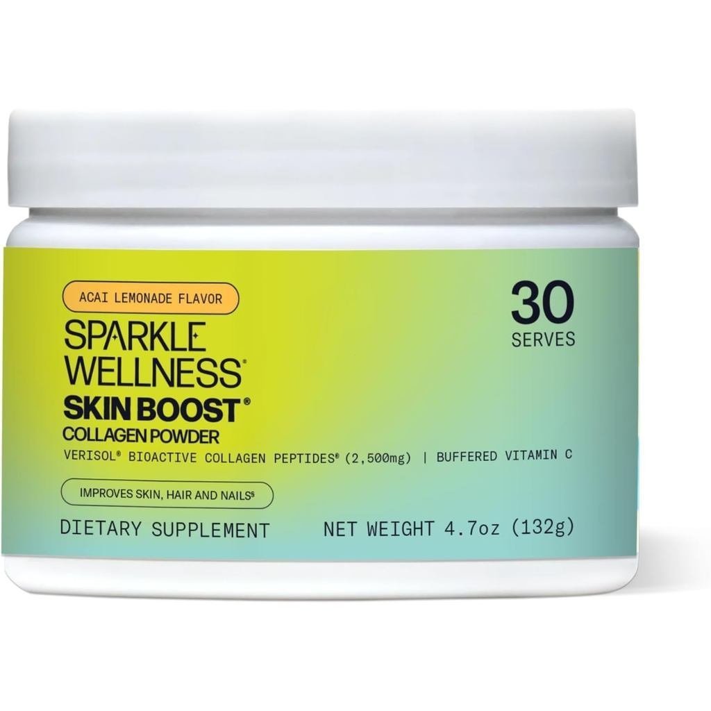 Sparkle Wellness VERISOL Bioactive Hydrolyzed Collagen Peptides | อาหารเสริมผงคอลลาเจนพร้อมวิตามินซี