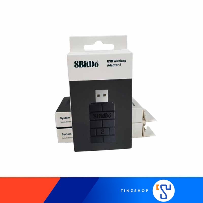 [ส่งด่วน] [ก้อนอิฐสีดำ V.2] 8Bitdo USB Wireless Adapter 83DE ใช้งานกับ NS OLED, จอยไร้สาย  XBox , WiiU , PS4 , PS5