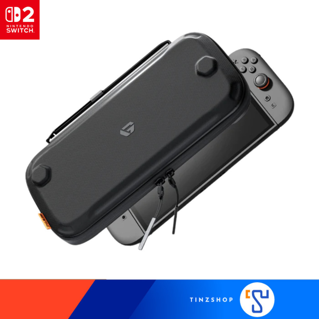 [ส่งด่วน] [Switch2] Nintendo Switch 2 GESTAC Carrying Case กระเป๋า พกพา กันกระแทก 360° ใส่แผ่นเกมได้ 12 ช่อง : Tinzshop