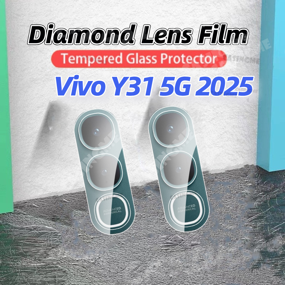Vivo Y31 5G 2025 3Dกล้องเลนส์ProtectorสําหรับVivo Y31 5G VivoY31 Y 31Y Y21d Pro 4G 5G 2025 กระจกนิรภัยโปร่งใสกลับกล้องป้องกัน