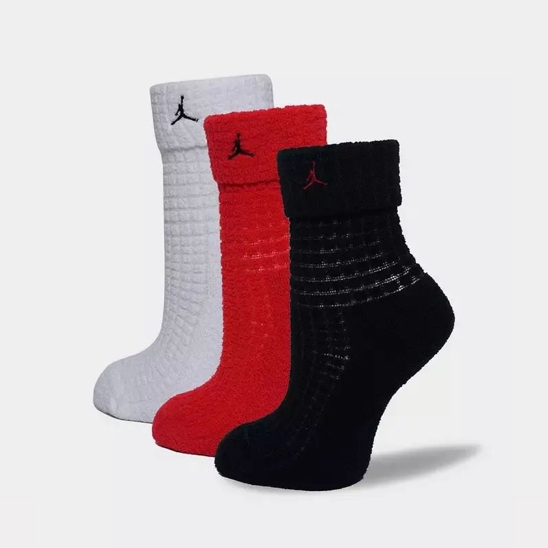 Air Jordan 3Pk House Sock Kids หลากสี Original Jdkbj รองเท้าผ้าใบถุงเท้า0689001