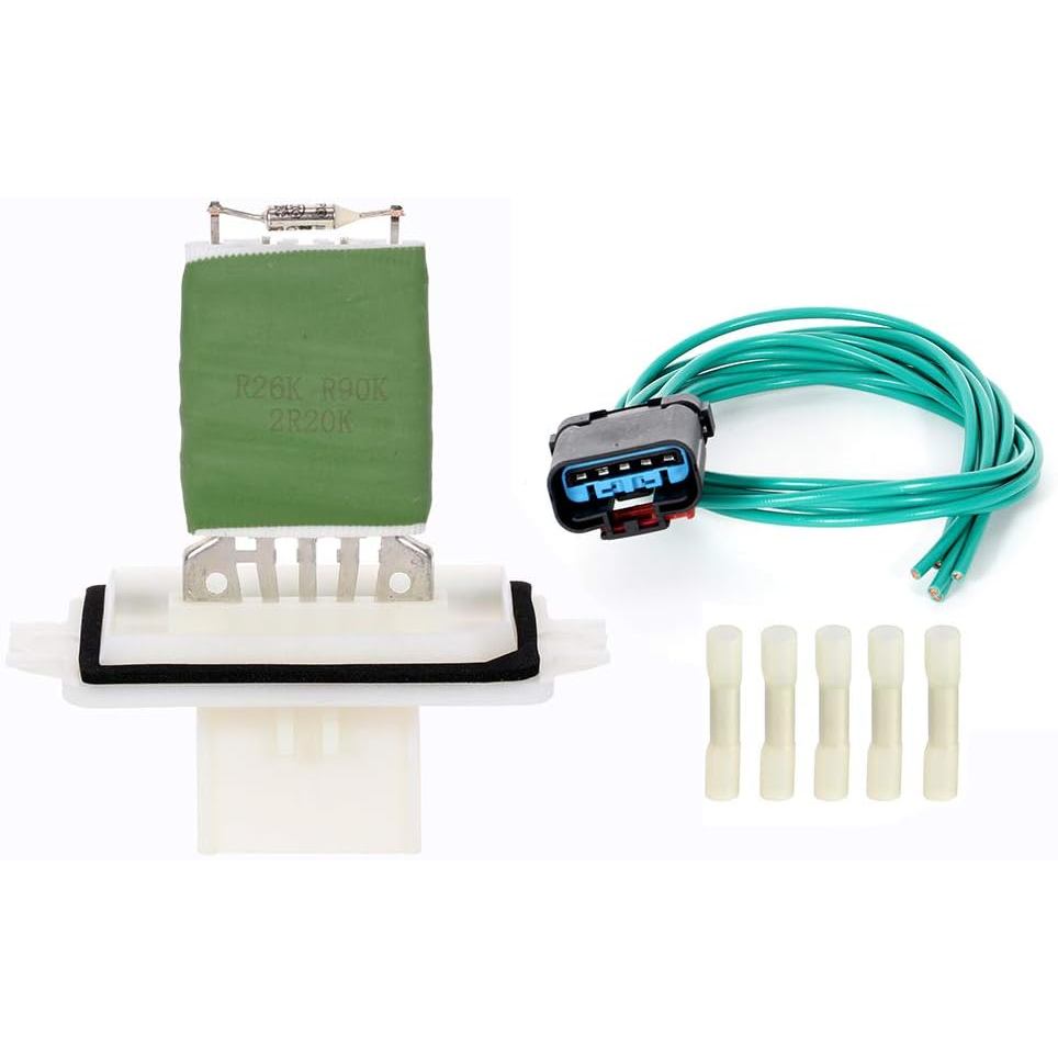 เครื่องทําความร้อนโบลเวอร์มอเตอร์พัดลมต้านทานพร้อมสายรัดเครื่องปรับอากาศอะไหล่ทดแทน ECCPP Fit สําหรั