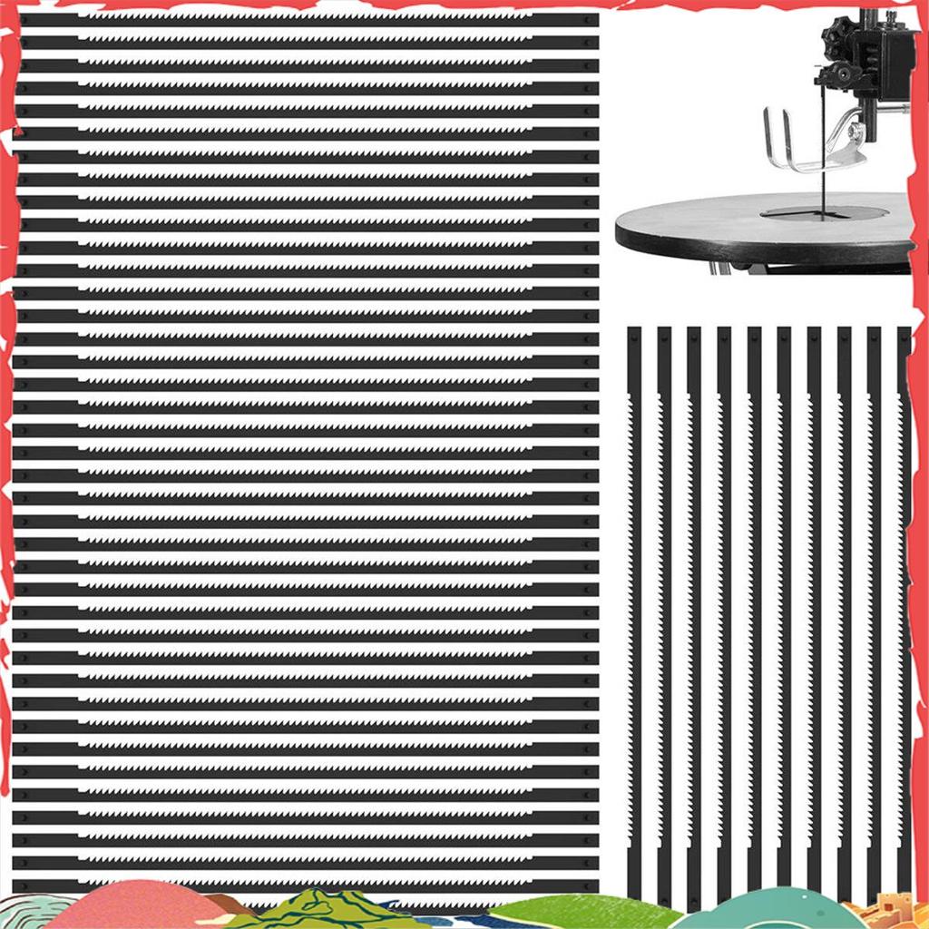 45 ชิ้น 5 นิ้ว Pin End Scroll Saw Blade, 18TPI Scroll Saw Blade Pin End สําหรับ 3921/3922 SK5, สําหร