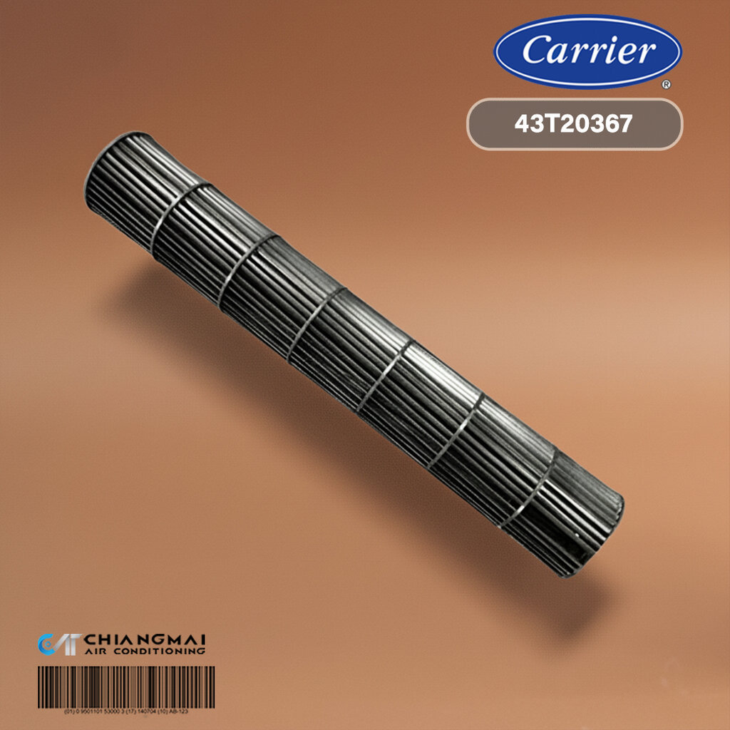 43T20367 ใบพัดลมคอยล์เย็น Carrier ใบพัดลมโพรงกระรอก โบเวอร์แอร์แคเรียร์ (ความยาว 56 cm.)