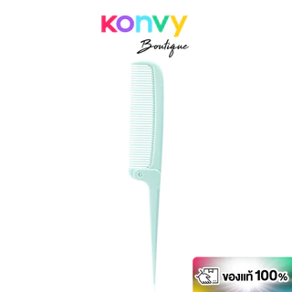 KVY Foldable Tail Comb เควีวาย หวีพกพาปลายแหลมพับได้ (Pink/Green)