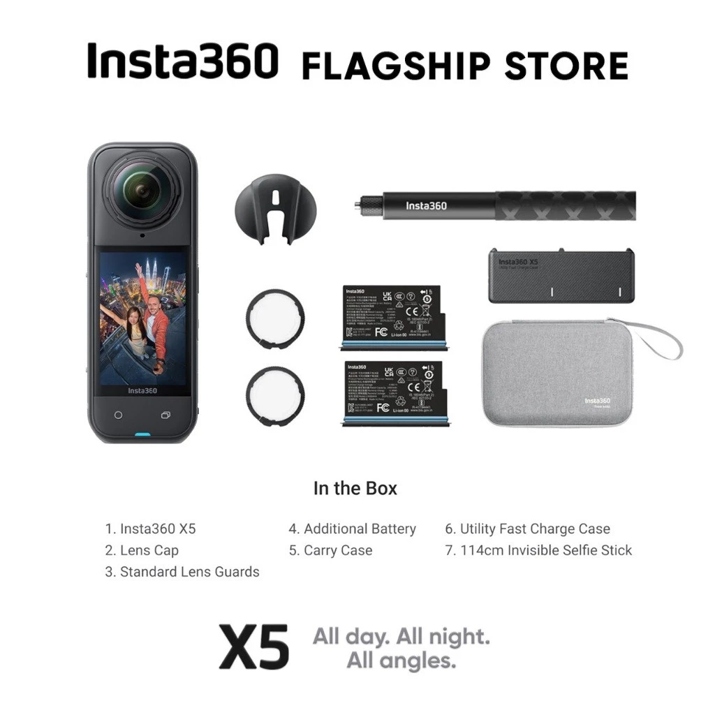Insta360 X-Series กล้องแอคชั่น 8K 360 Action Camera thumbnail 5