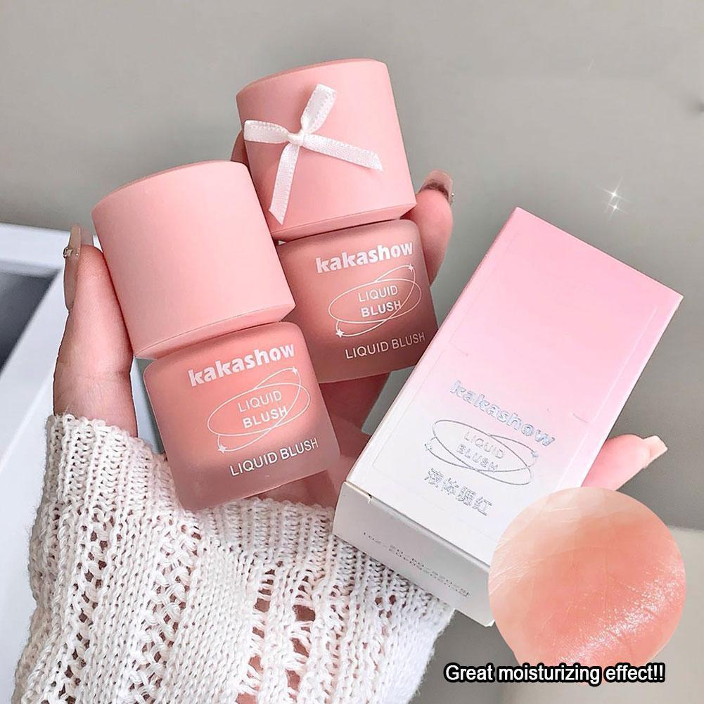 ลิควิดบลัชออน 6 สี Natural Matte & Dewy Finish Long Cheek Blend Easy Tint กันน้ํายาวนาน P8q2