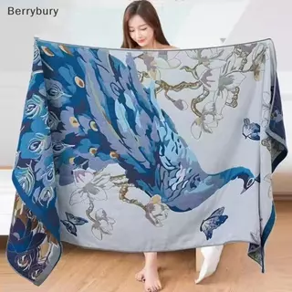 ผ้าเช็ดตัวผ้ากอซขนาดใหญ่ เบอร์รี่ ผ้าหนาและคุณภาพสูง (80*160ซม) ผ้าขนหนูทอ 4 ชั้น การดูดซึมน้ําได้ดี ระบายอากาศดีเยี่ยม และ การกัด ใหม่