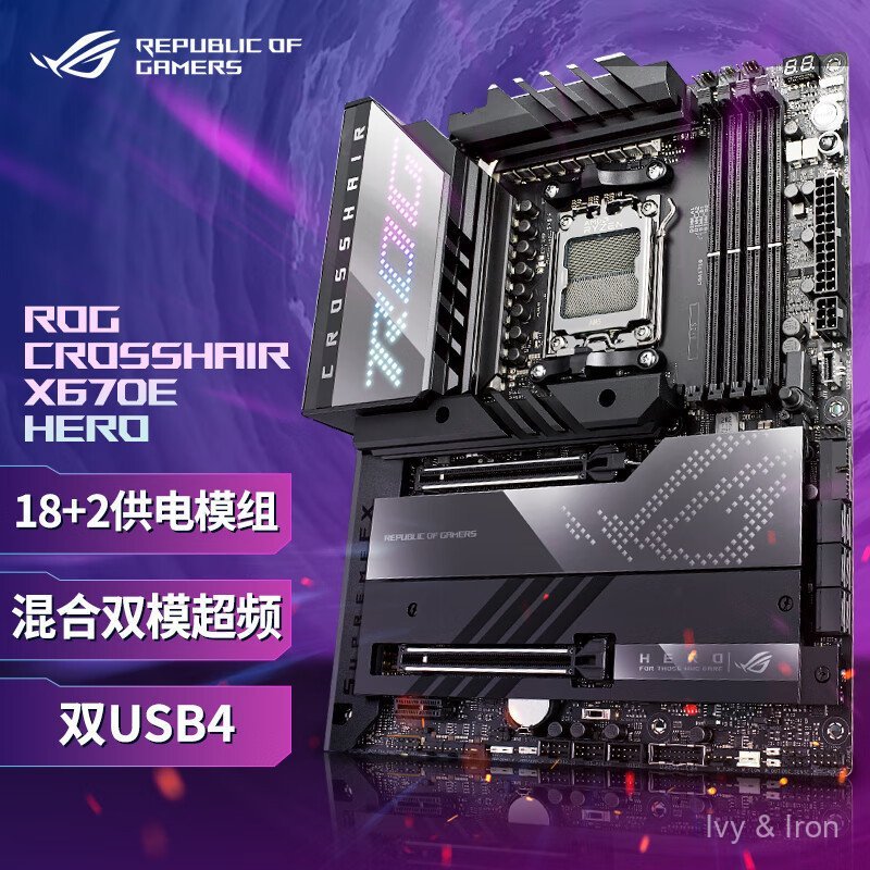 เหมาะสําหรับAMD Huawei ROG CROSSHAIR X670E HERO เมนบอร์ด AM5