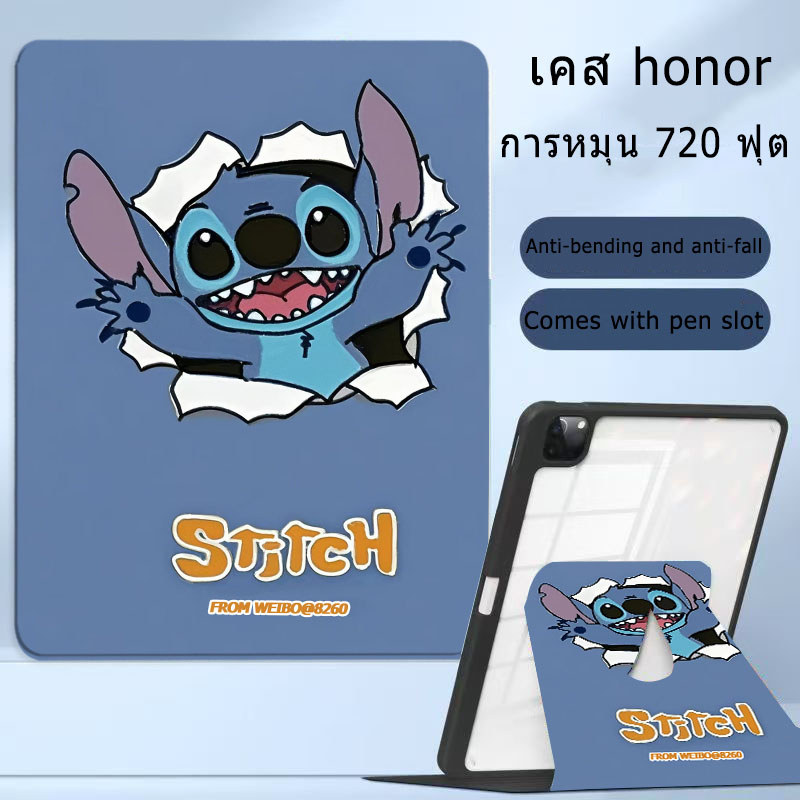 🔥เคส Honor Pad 9/Honor Pad X8A/ออเนอร์ แพด 8/X9A/Pad X8Pro X9/honor pad 10 360°ซองหนังอะคริลิคแบบหมุ