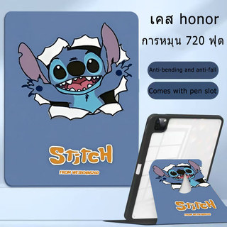🔥เคส Honor Pad 9/Honor Pad X8A/ออเนอร์ แพด 8/X9A/Pad X8Pro X9/honor pad 10 360°ซองหนังอะคริลิคแบบหมุน ผู้ถือปากกาด้านขวา