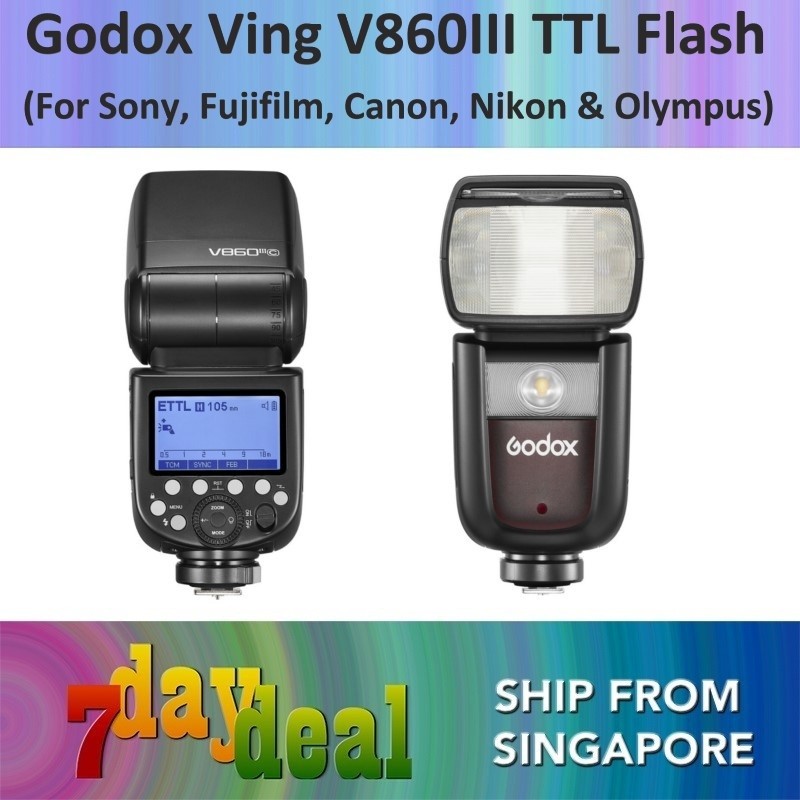 Godox V860 III TTL แฟลชแฟลชกัน V860III