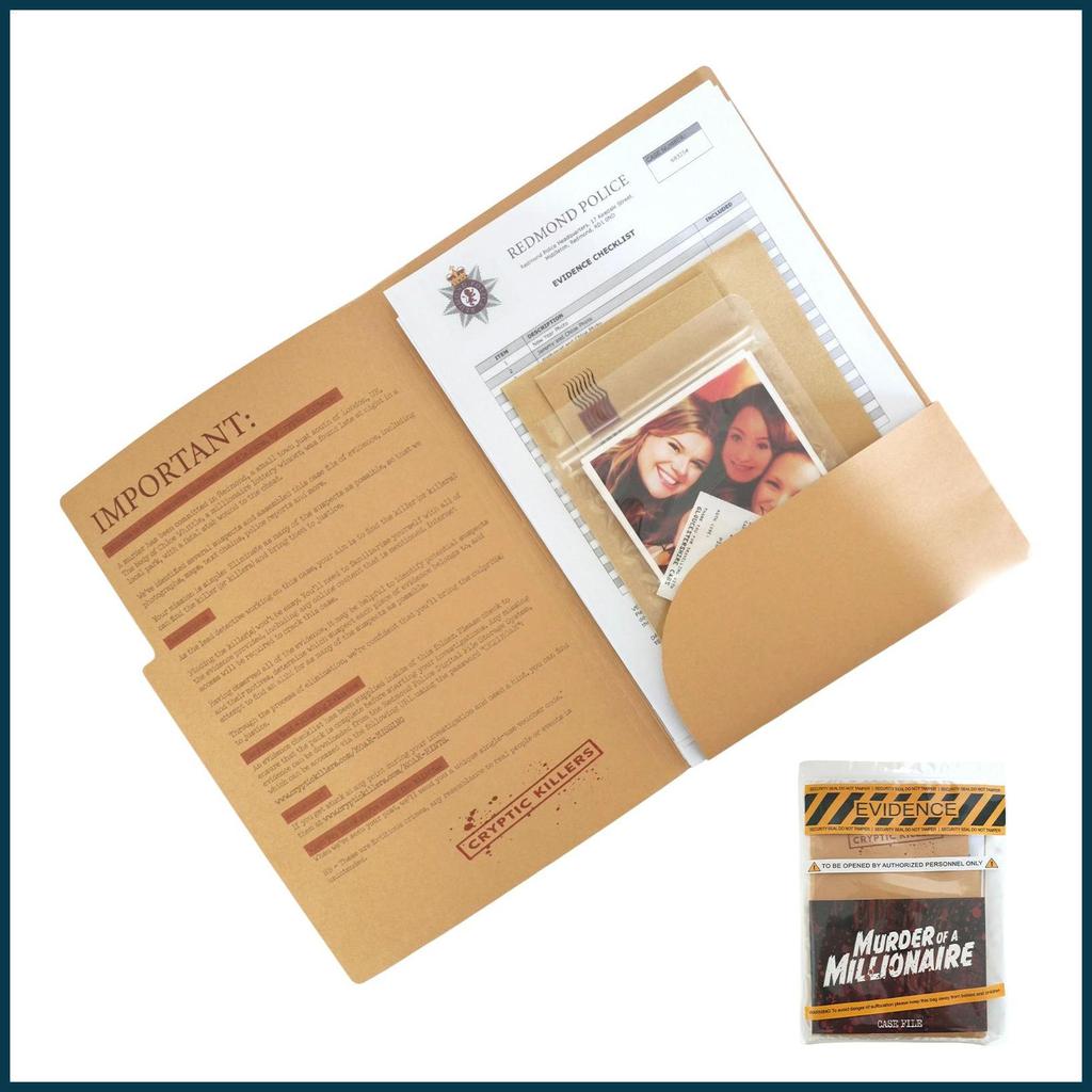 Murder Mystery Party เกมสําหรับผู้ใหญ่อุปกรณ์ความบันเทิงสําหรับครอบครัวเกมหักแบบโต้ตอบสําหรับผู้หญิง