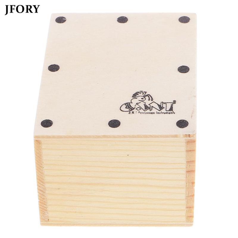 [myfosrz] Small Cajon Carring Hand Held Sand Shaker Mini Percussion 6.5 x 5.2 x 4.3 ซม.