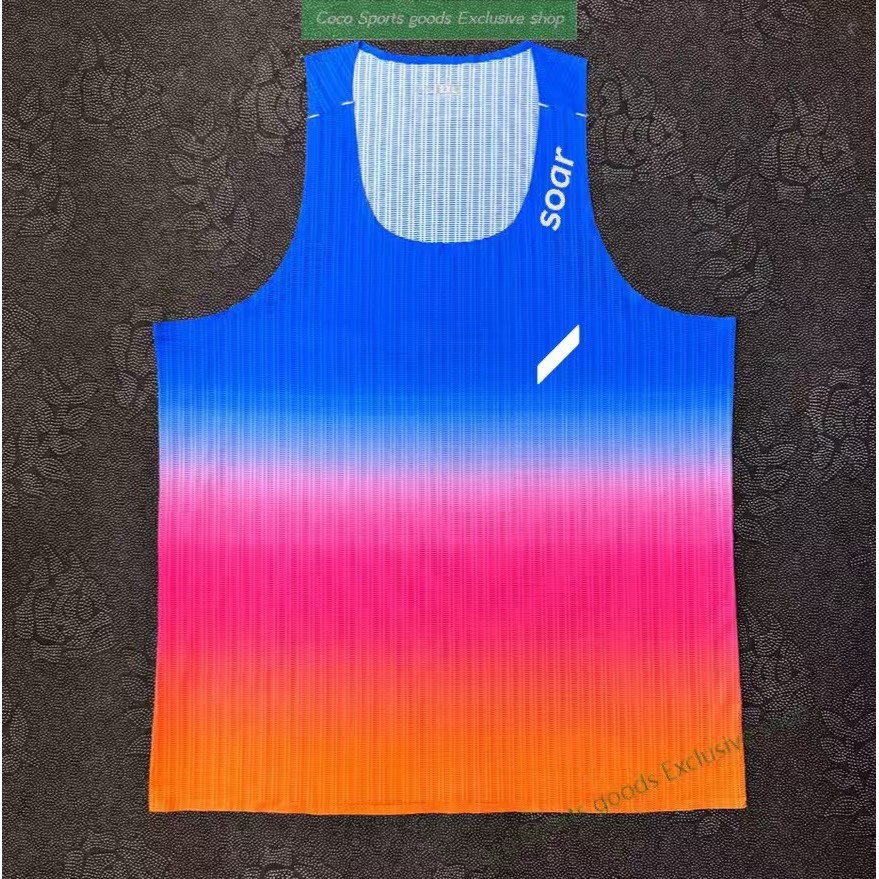 Hot Selling Soar Marathon Sports Running Vest Track and Field Training Sleeveless Top Men's and Wome