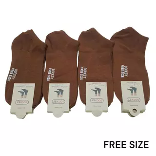ถุงเท้าข้อสั้น เนื้อผ้าดีใส่สบาย ขนาดfree size ใส่ได้ทั้งผู้หญิงกับผู้ชาย แพ็คละ 12คู่