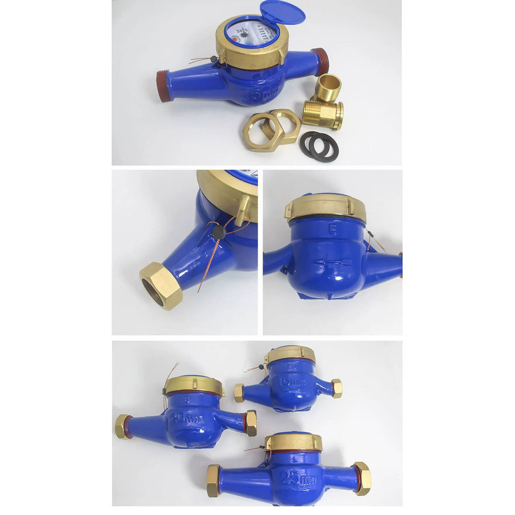 TH Tools  มาตรวัดน้ำ มิเตอร์น้ำปะปา มิเตอร์น้ำ4หุน มิตเตอร์น้ำทองเหลือง โลหะมิเตอร์น้ำปะปาเครื่องวัดน้ำเย็น ขนาด 15 - รูปที่ 6