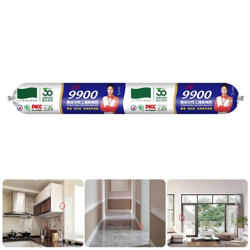 BT อุตสาหกรรม Strength Clear Sealant Fast Curing กาวสําหรับกรอบประตูหินด้านหน้าน้ําป้องกันการรั่วไหลซ่อม