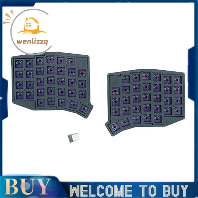 แยกคีย์บอร์ดไร้สาย 2.4g Hot Swap Single Mode Vial Programming Custom Mechanical สําหรับ Office