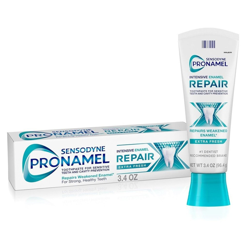 Sensodyne Pronamel Intensive Enamel Repair Toothpaste สําหรับฟันที่บอบบาง เพื่อเสริมสร้างเคลือบฟัน, 