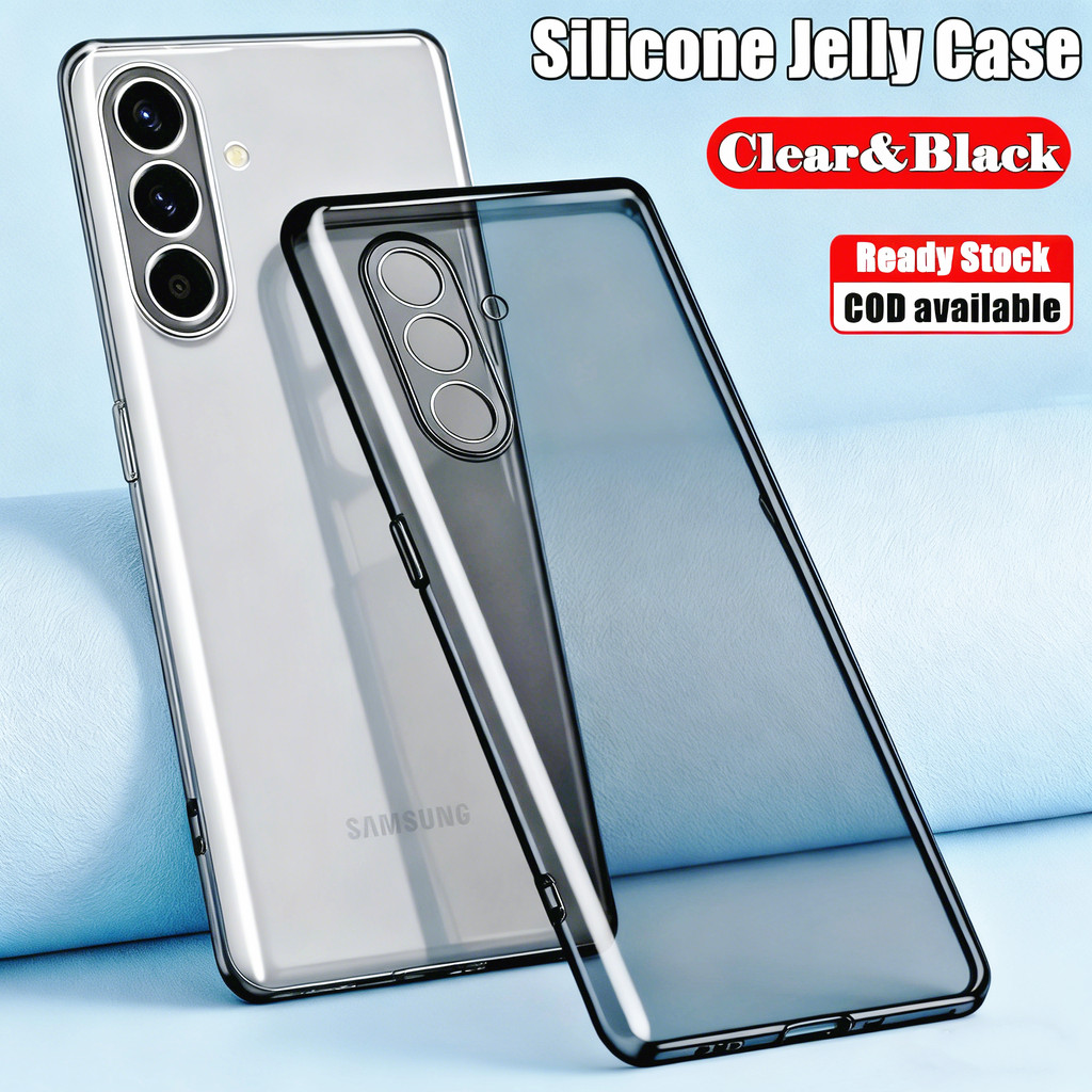 สําหรับ Samsung Galaxy A37 5G 6.7 นิ้ว SM-A376 A376B A376U A376W A3760 Slim Fit คริสตัลใสยืดหยุ่นด้า