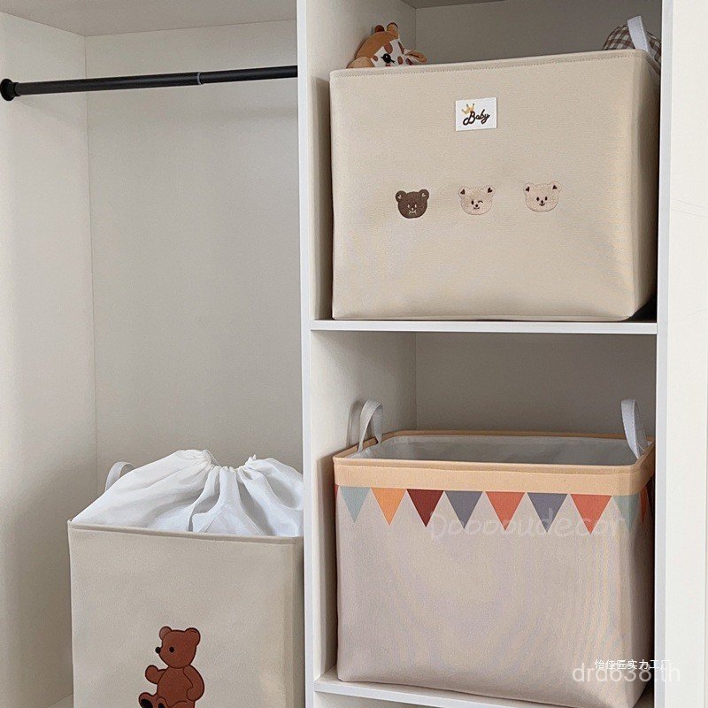 เด็กที่มีความจุผ้านวมครัวเรือนย้ายกระเป๋าผ้าของเล่นศิลปะกล่องเก็บเสื้อผ้าเรียงลําดับคานเสื้อผ้า UTCC