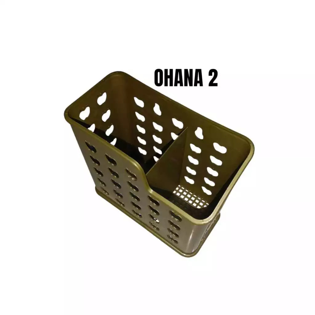 (PG) OHANA ที่ใส่ช้อน 2 ส่วน / DELI PLAS OHANA 2 / OHANA GOLD ที่ใส่ช้อนและส้อม 2 ส่วน