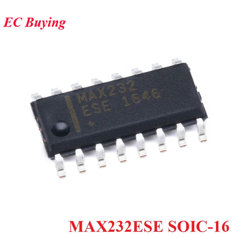 MAX232ESE MAX232 SOIC-16 MAX232E MAX232ES SOIC16 ชิป IC RS232 Transceiver ใหม่เดิม