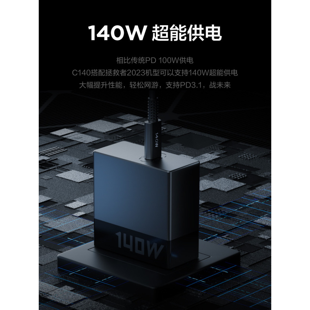 [มาใหม่] Lenovo C135W/140W Gallium Nitride Rescuer Charger อะแดปเตอร์แล็ปท็อป