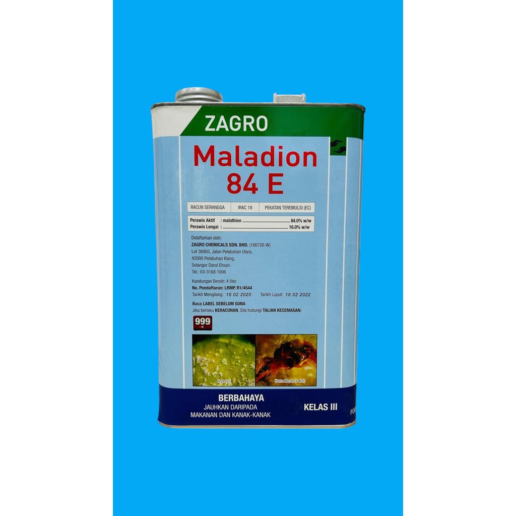 Maladion 84 Malathion Zagro Ubat 4L