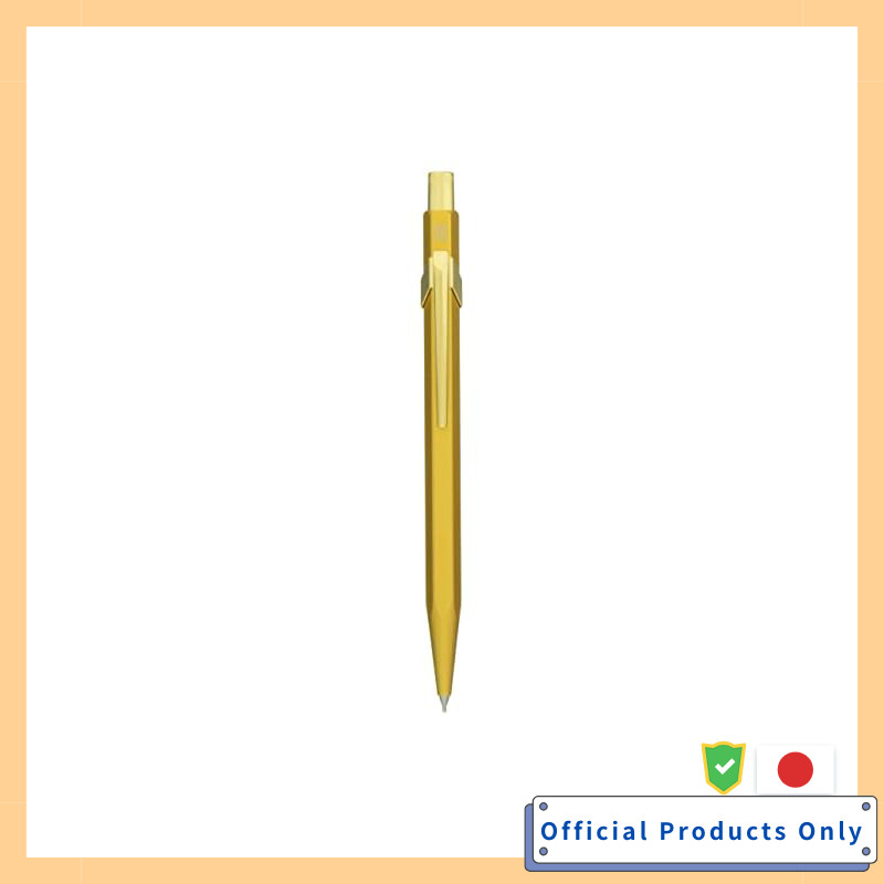 CARAN D'ACHE Mechanical Pencil 849 Premium Gold Bar MF0844-999 0.5mm Metal Can Import品