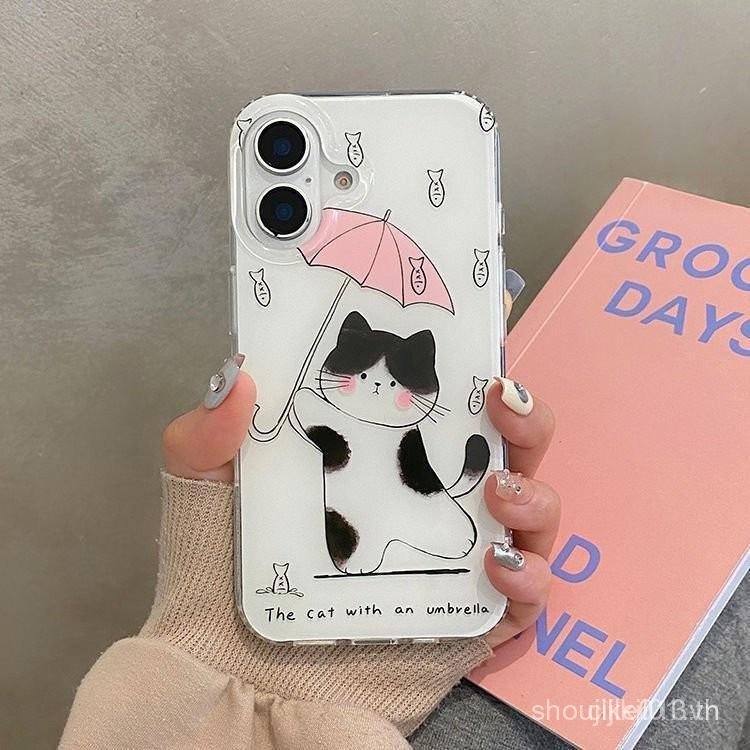 SAMSUNG แมวน่ารักIMD double-Layerเคสโทรศัพท์สําหรับSamsung A53 A72 A03s A71 A14 A73 A11 A50s A16 A05