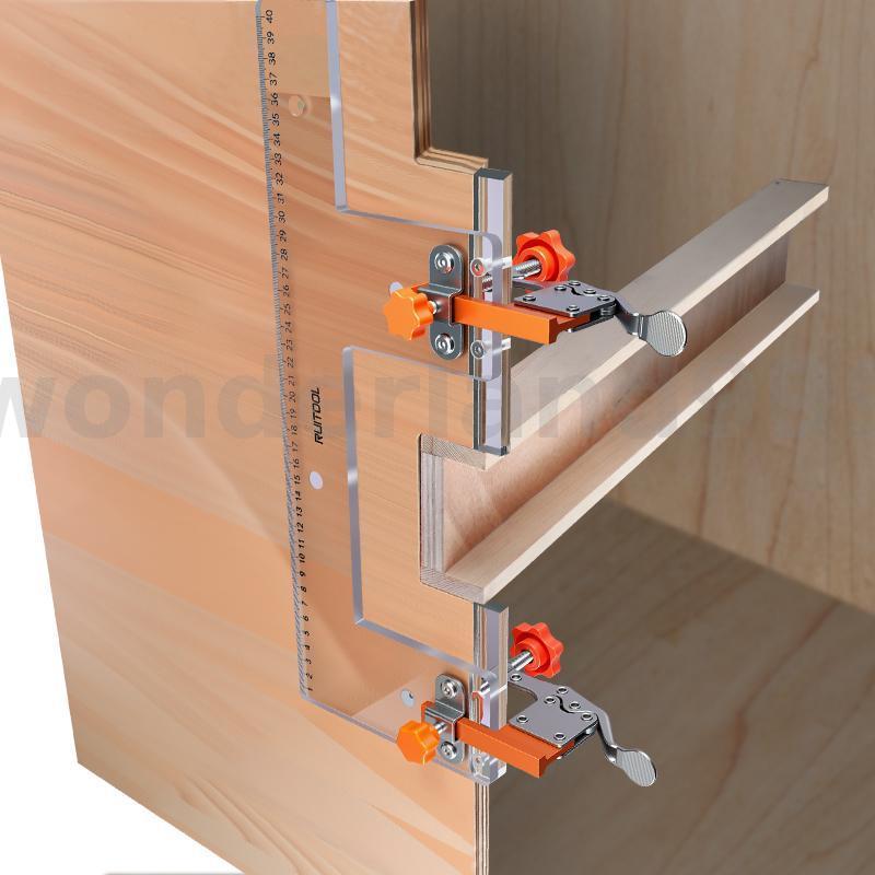 RUITOOL PC เทมเพลตสล็อตแบบไร้มือจับเครื่องมือสล็อตตู้ที่แม่นยําปรับมิติความสามารถสากล