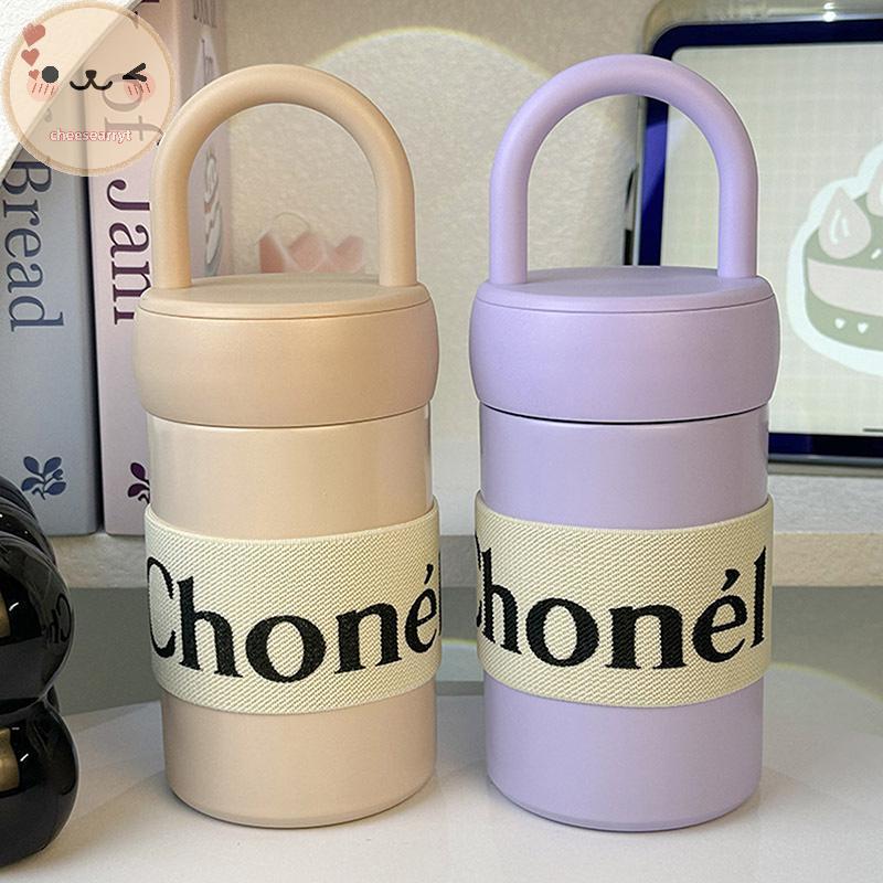 Chee 1 ชิ้นสแตนเลสขวด Thermo 420ml ขวดฉนวนสูญญากาศสําหรับกาแฟร้อนและเย็นเครื่องดื่มน้ํา Thermo Flask