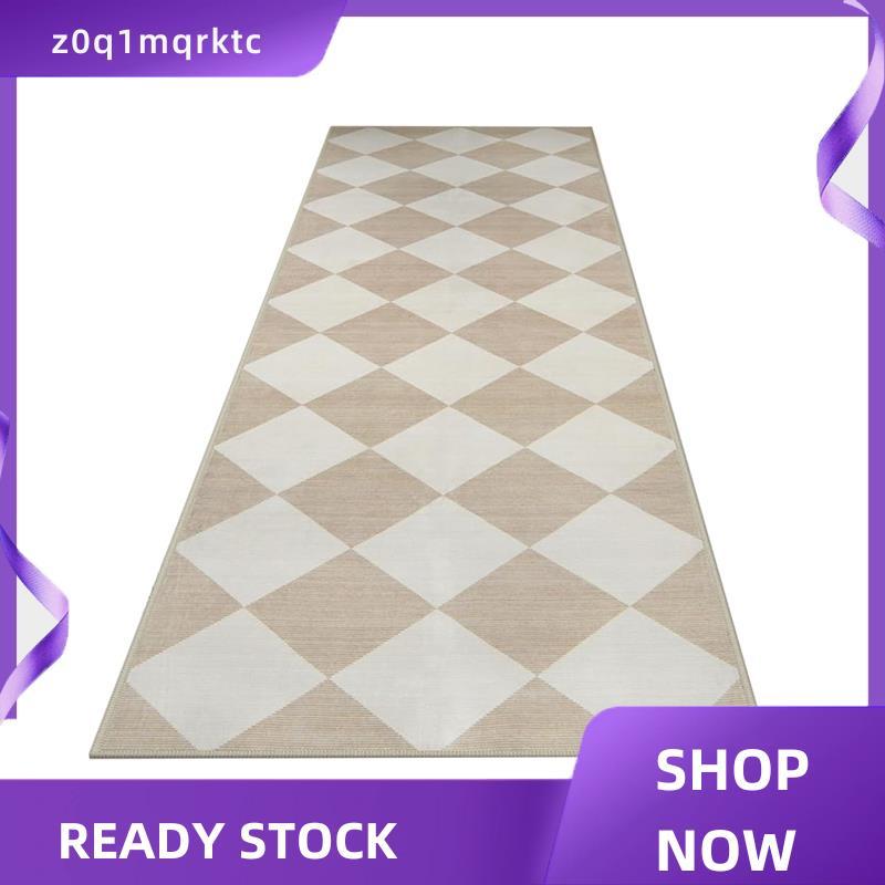 z0q1mqrktc พรมสําหรับห้องนอนห้องน้ํา Entryway Beige Ultra Thin Washable Kitchen Runner พรม Formoccan