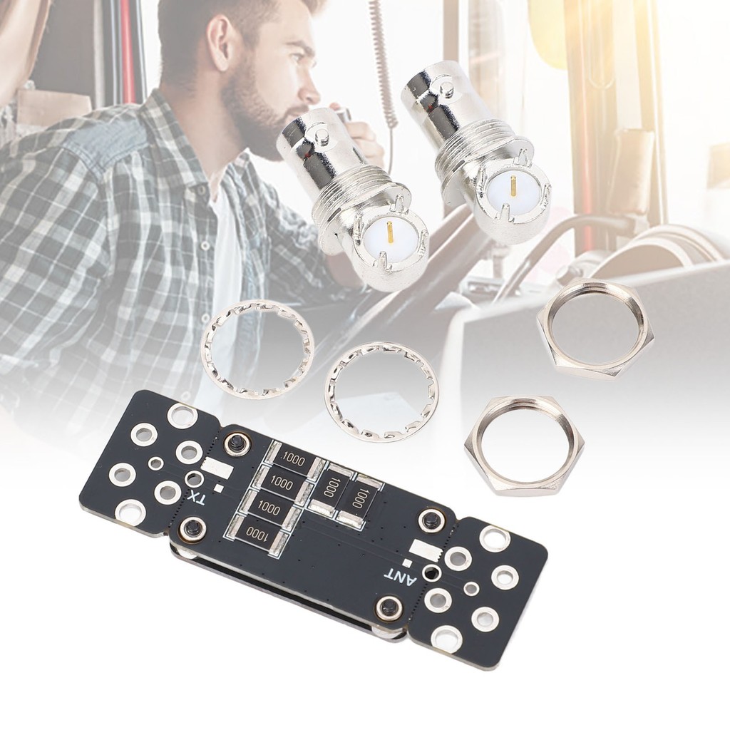 [MET] QRP SWR Meter Kit 1-50MHz 10W Multi Purpose QRP SWR Meter พร้อมแผ่นบัดกรี BNC แบบถอดได้