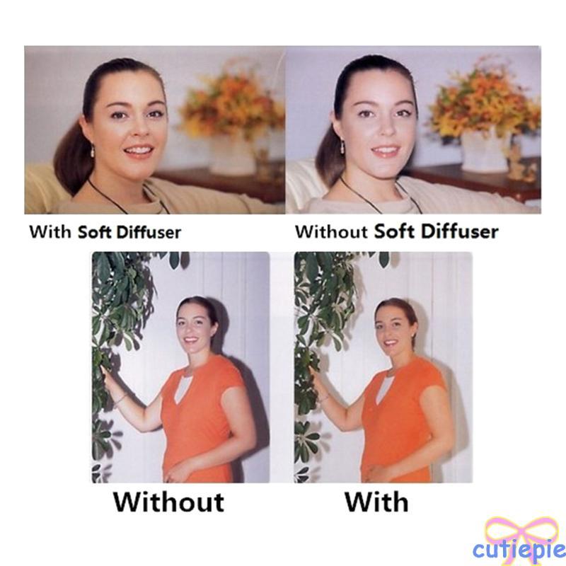 Cutie Flash Diffuser Bounce Cover Photo Softbox สําหรับ 580EX II Yongnuo YN565 YN560 560II