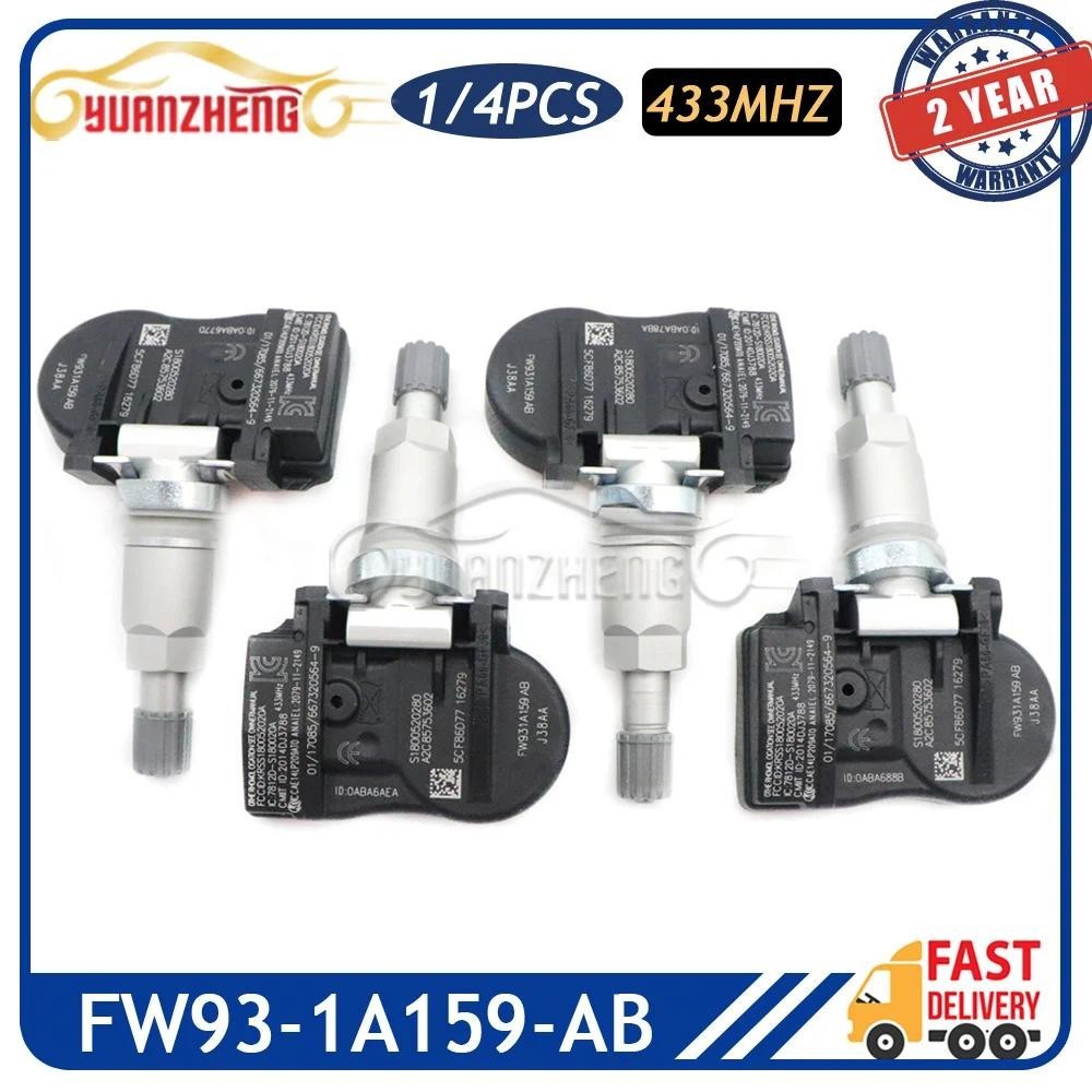 TPMS ความดันยาง Monitor Sensor FW93-1A159-AB สําหรับ Citroen C4 C5 C6 C8 Ford S-Max Galaxy Mondeo Ma