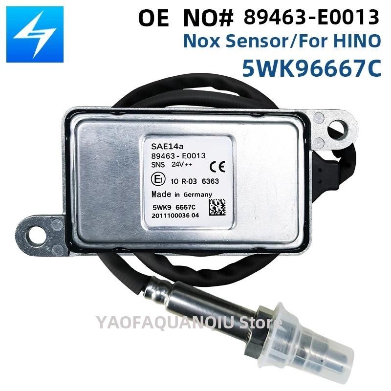 5WK96777C 89463-E0013 5WK9 6777C เซ็นเซอร์ Nox 24V เซนเซอร์ออกซิเจนไนโตรเจนสําหรับ HINOauto ชิ้นส่วน