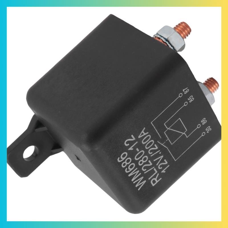 แบตเตอรี่ Isolator รีเลย์ 12V 4-Pin WM686 รีเลย์รถเปิด/ปิดสวิทช์ปกติเปิดรีเลย์ RL/280 200Arumstick.t