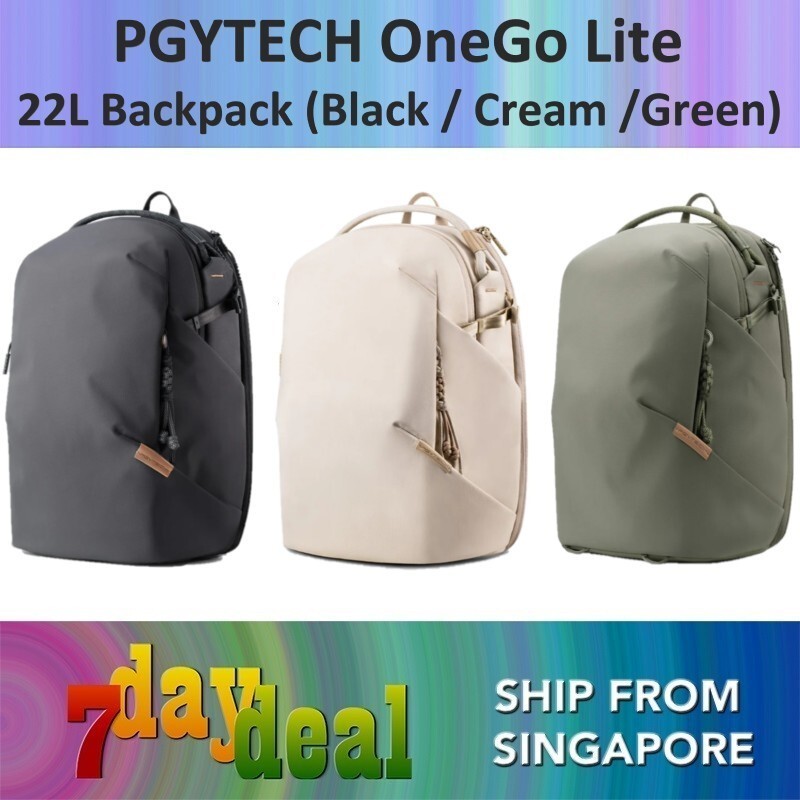 PGYTECH OneGo Lite Camera Backpack 22L สีดํา / ครีม / เขียว