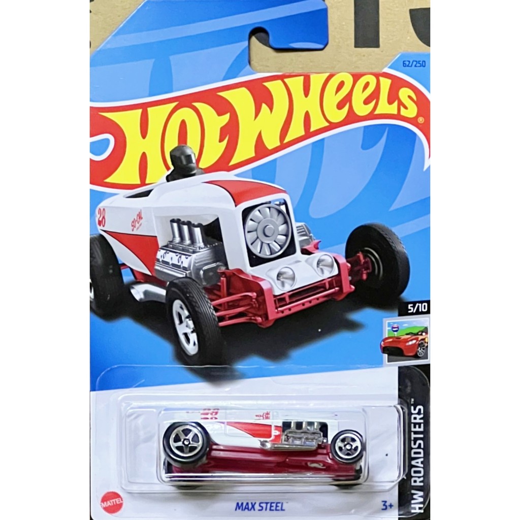 HotWheels HotWheels HotWheels Original Racing สีขาว MAX STEEL 62 23BC