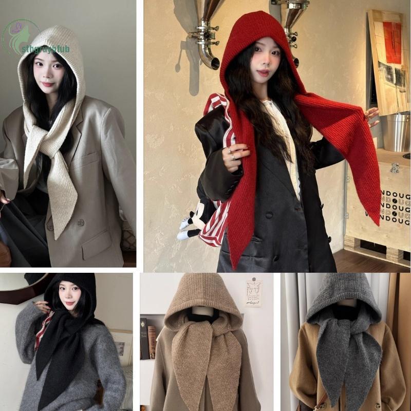 หมวกและผ้าพันคอขนสัตว์สำหรับผู้หญิง One Warm Earmuffs แฟชั่นฤดูใบไม้ร่วงและฤดูหนาว