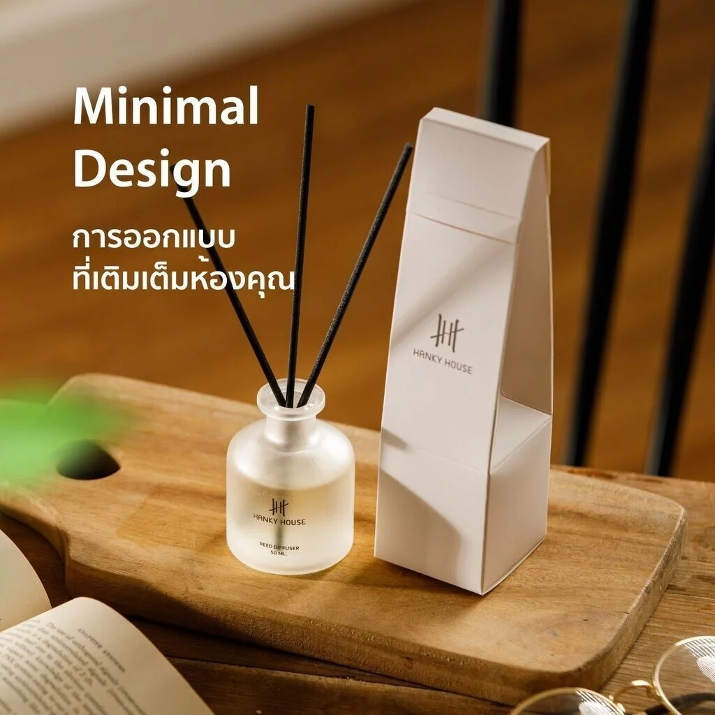 Hanky House ก้านไม้หอม ปรับอากาศ กลิ่นโรงแรมหรู Aroma Reed Diffuser ก้านน้ำหอม น้ำมันหอมระเหย Reed thumbnail 7